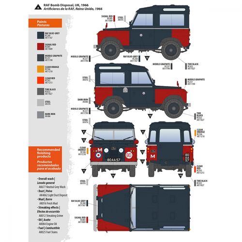 AK-Interactive 1:35 - Land Rover 88 Series IIA Station Wagon 35013