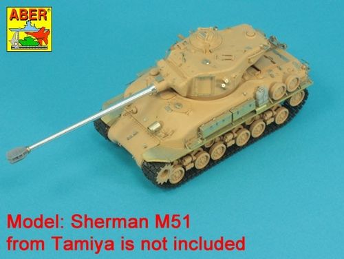 105mm D1504 L/44 barrel with muzzle brake for Sherman M51