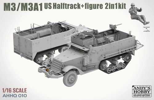 AHHQ/Takom 1:16 - M3 / M3A1 U.S. Halftrack 2 in 1