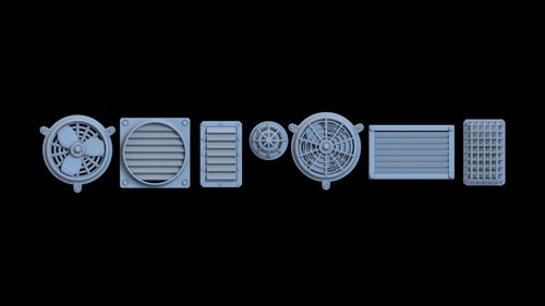 RT-Diorama 1:35 - 35679 Vents and Fans
