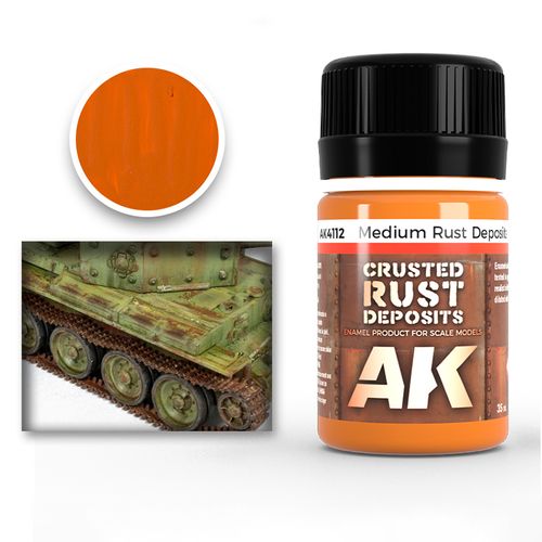 Medium rust deposit