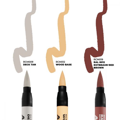 AK Real Colors Markers - Ships & Decks - 3 markers