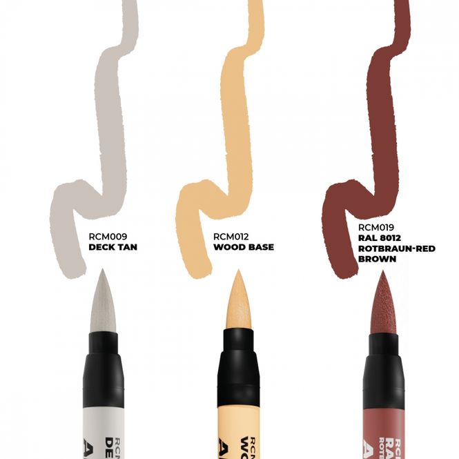 Hovedbilde AK Real Colors Markers - Ships & Decks - 3 ...