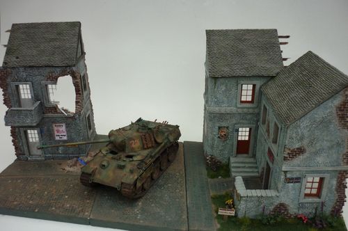 RT-Diorama 35165 Diorama-Base: French Village (3 pieces) (1:35)