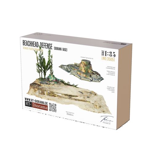 RT-Diorama 35051 Beachhead Defense [Diorama Base] (1:35)