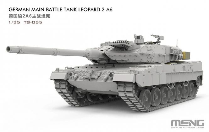 Hovedbilde Meng Model 1:35 - Leopard 2A6 - German Main ...