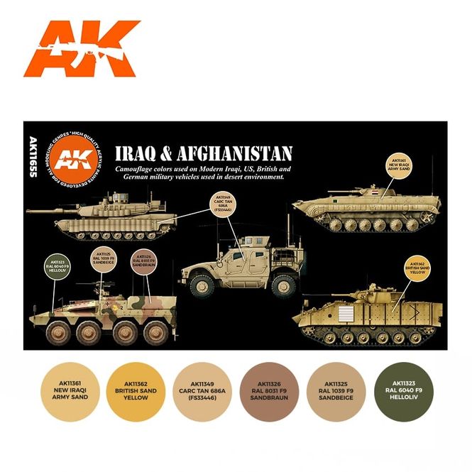 Hovedbilde AK-Interactive AK 11655 IRAQ & AFGHANISTAN SET