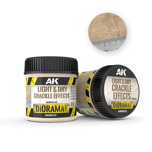 AK-Interactive Light & Dry Crackle Effects 100ml (8033)