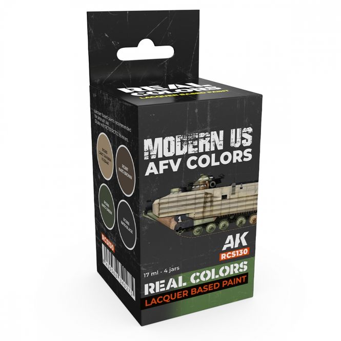 Hovedbilde AK-Interactive RCS130 Modern US AFV Colors Set