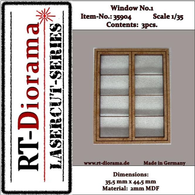 Hovedbilde RT-Diorama 1:35 - 35904 Lasercut Georgian Bar ...