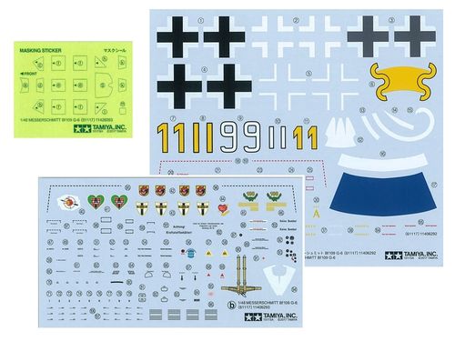 Tamiya 1:48 - Messerschmitt Bf 109 G-6 (61117)