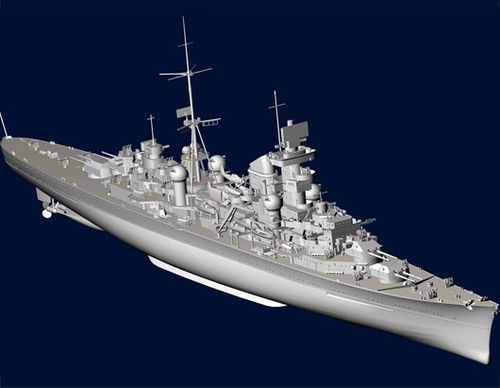 Trumpeter 1:350 - German Cruiser Prinz Eugen 1945 (05313)