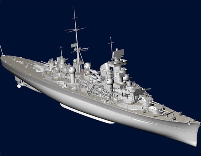 Hovedbilde Trumpeter 1:350 - German Cruiser Prinz Eugen 1945 ...