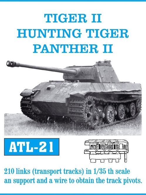 Hovedbilde FriulModel 1:35 - ATL-21 Tiger II, Jagdtiger, ...