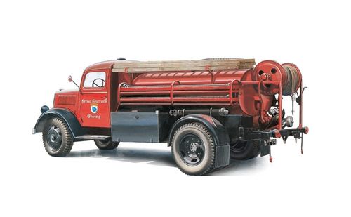 Italeri 1:24 - Opel Blitz Fire Truck (3966S)