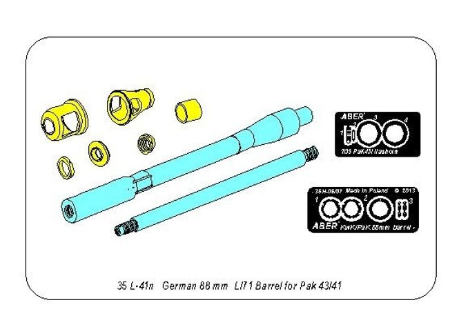 Main Image German 88mm L/71 barrel for PaK 43/41