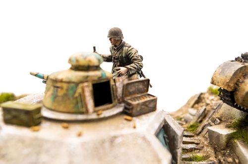 RT-Diorama 35312 French Field Fortification [Diorama Base] (1:35)