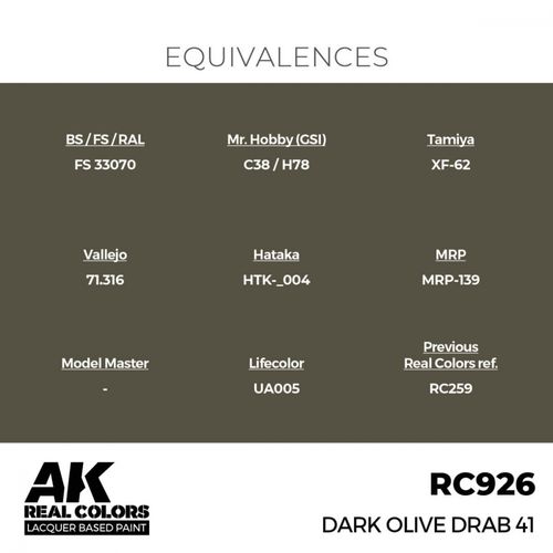 RC926 Dark Olive Drab 41