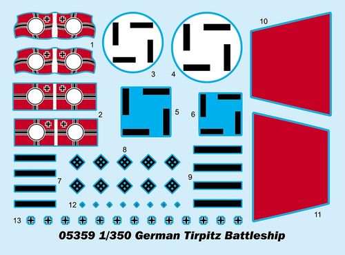 Trumpeter 1:350 - German Tirpitz Battleship (05359)