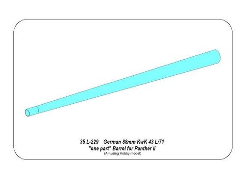 Germ.88 mm Kw.K. 43 L/91 Barrel for Panther II