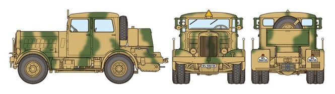 Hovedbilde Tamiya 1:48 - German Heavy Tractor SS-100 (32593)