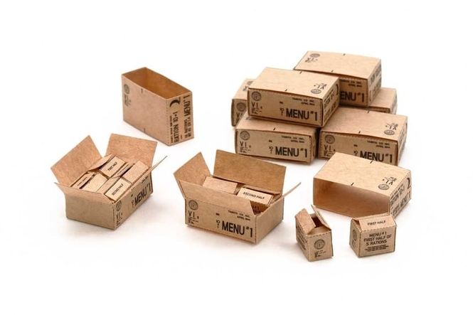 Hovedbilde Tamiya 1:35 - U.S 10-in-1 Ration Cartons (WWII) ...