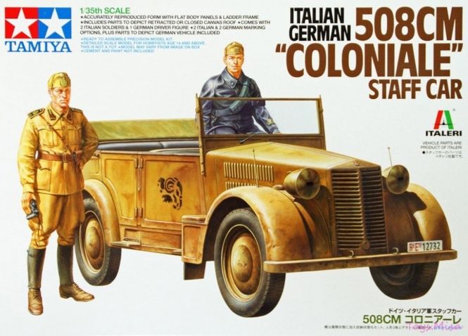 Hovedbilde Tamiya 1:35 - 508CM Coloniale Staff Car Italian - ...