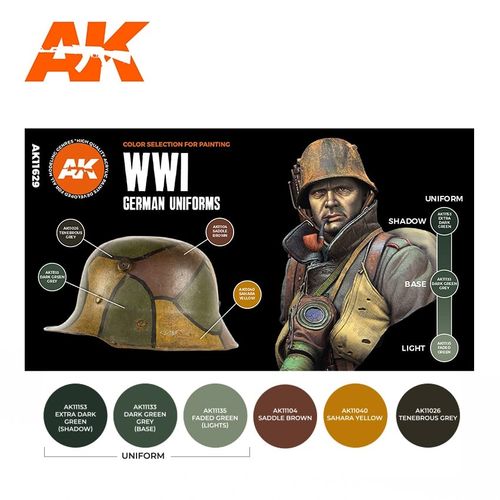 AK-Interactive AK 11629 WWI GERMAN UNIFORMS SET