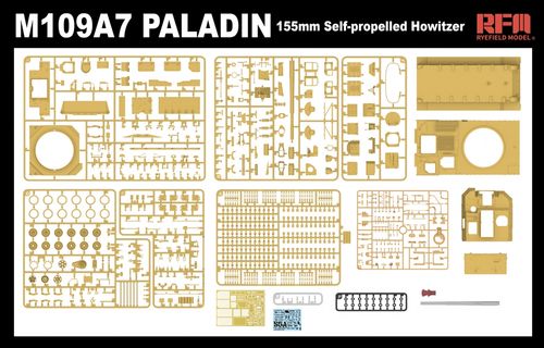RFM 1:35 - M109A7 Paladin w/metal barrel & workable tracks