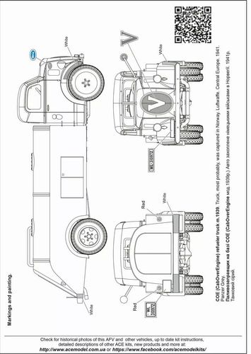 ACE 1:72 -Ford COE (Cab Over Engine) Tanker Truck m.1939 (72592)
