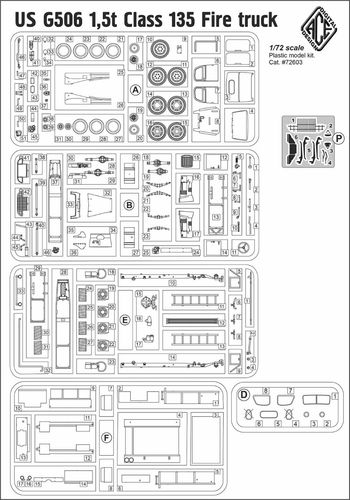 ACE 1:72 -US G506 Class 135 Fire Truck (72603)