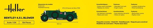 Heller 1:24 - Bentley 4,5 L Blower - Starter Set 56722 
