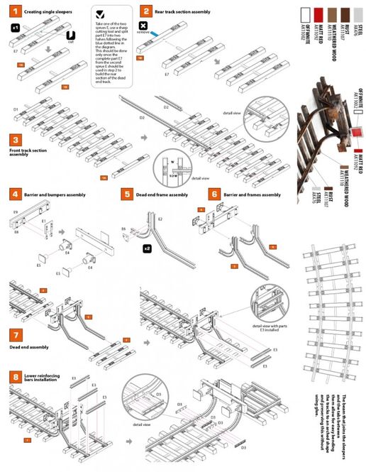 Hovedbilde AK-Interactive 1:35 - Railway Dead End 35010