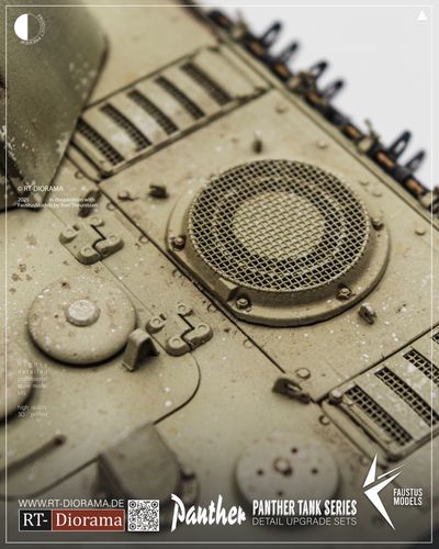 Faustus Models 1:35 - FM35030 Panther G Late Engine Details Type A