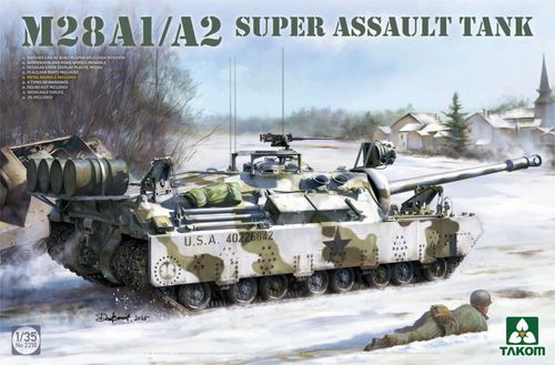 Takom 1:35 - M28 A1/A2 Super Assault Tank 2210 