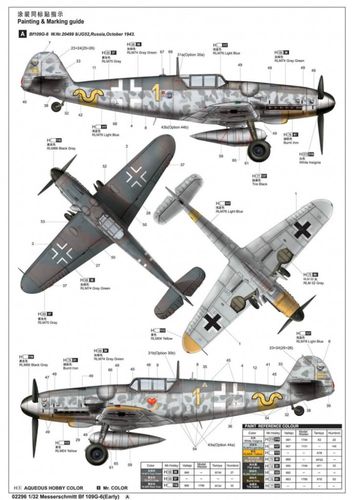 Trumpeter 1:32 - Messerschmitt Bf 109 G-6 Early 02296 