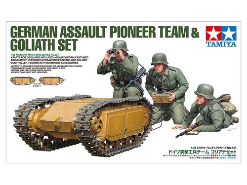 Tamiya 1:35 - 35357 German Assault Pioneer Team & Goliath Set