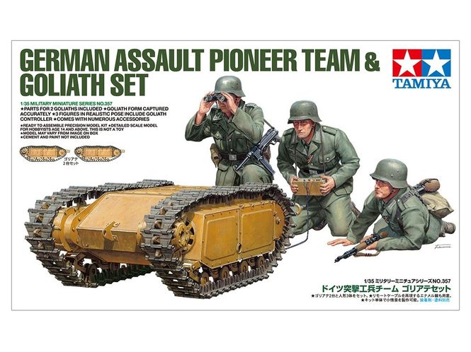 Hovedbilde Tamiya 1:35 - 35357 German Assault Pioneer Team & ...