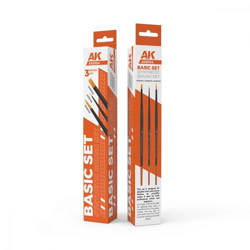 AK-Interactive - Basic Brushes Set