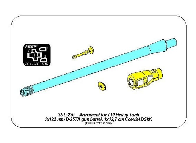 Hovedbilde Armament for T10 Heavy Tank 1x122 mm D-25TA, ...