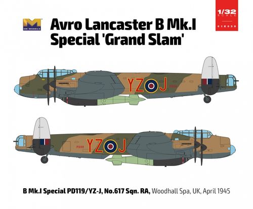 HK Models 1:32 - Avro Lancaster B Mk.I Special 'Grand Slam'