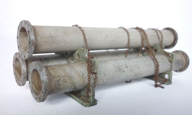 Hovedbilde RT-Diorama 1:35 - 35566 Pipe Set 20 mm (3 pipes)