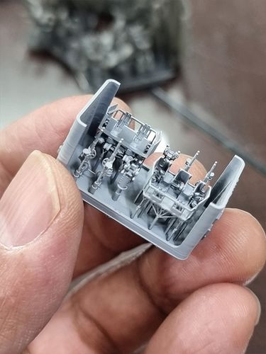 HS Models 1:350 - 40mm Quad Bofors (Late Version 2) with MK-51