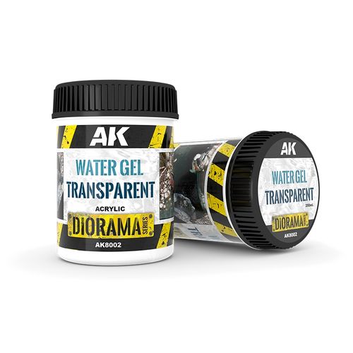 AK-Interactive Water Gel Transparent Acrylic, 250ml (8002)