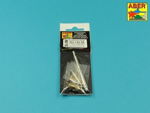 Armament for Soviet SU-122-54: 1x122 mm D-49 gun barrel, 1x14,5 mm KPVT