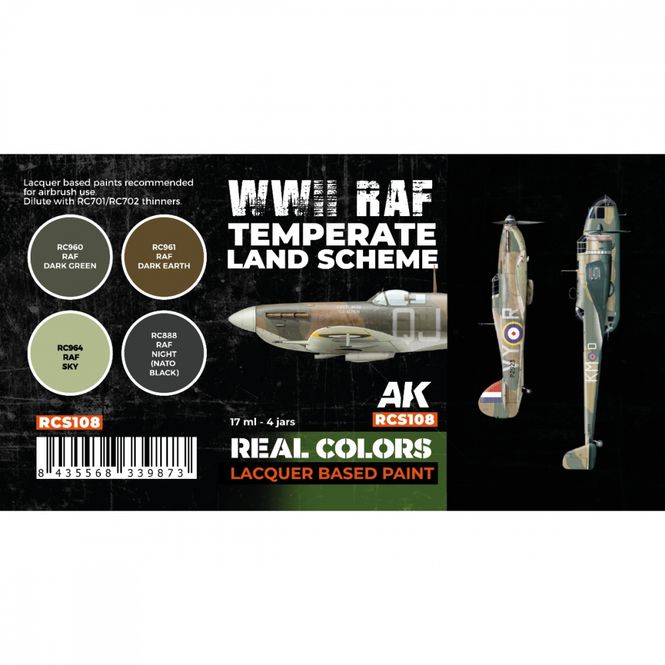 Hovedbilde AK-Interactive RCS108 RAF WWII Temperate Land ...