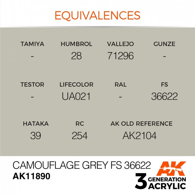 Hovedbilde Camouflage Grey FS 36622