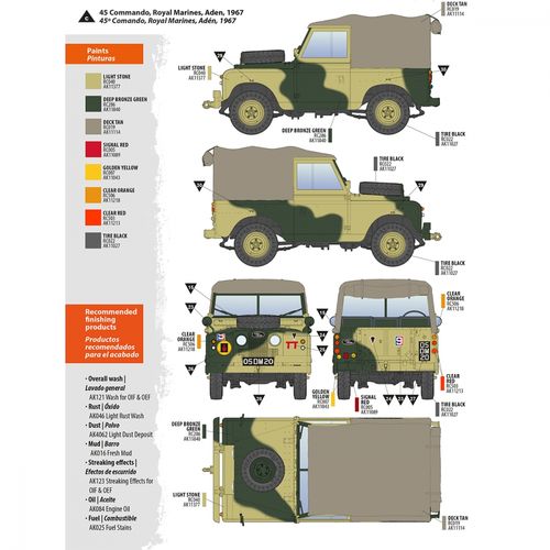 AK-Interactive 1:35 - Land Rover 88 Series IIA Rover 8 35012