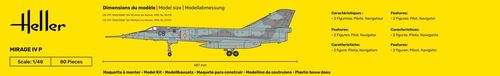 Heller 1:48 - Mirage IV P - Starter Kit 56493 