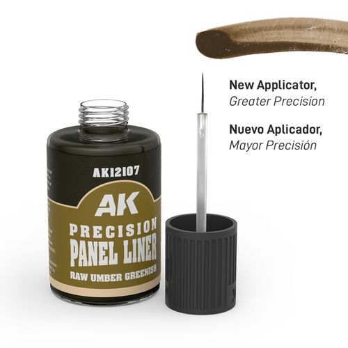 AK Interactive - Raw Umber Greenish Panel Liner